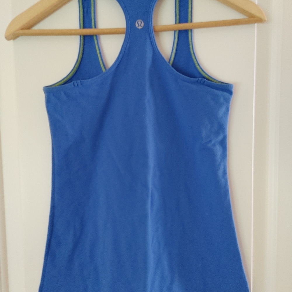 Lululemon Poolside Blue Racerback Tank Top ~ Size 6? - Picture 5 of 7